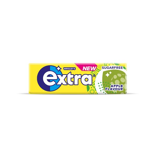 Extra Apple Sugar Free Chewing Gum 10s 14g pack shot
