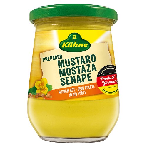 Kuhne Medium Hot Mustard 255g pack shot