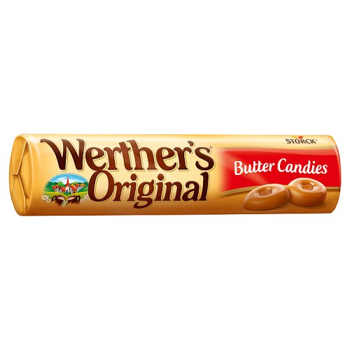 Werthers Rolls Original Butter Candies 50g pack shot