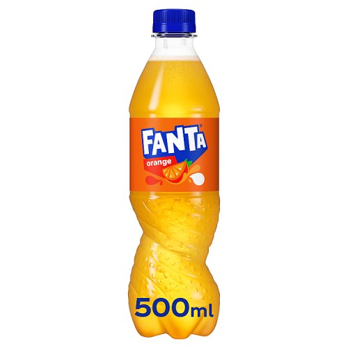 Fanta Orange 500ml pack shot