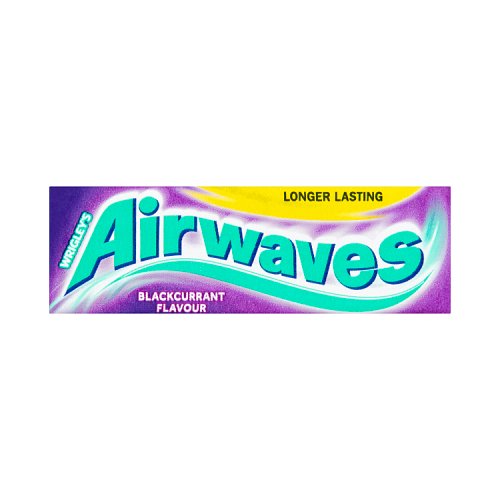 Airwaves Blackcurrant Sugar Free Gum 14g pack shot