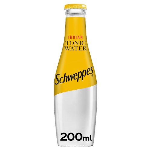 Schweppes Tonic Water Glass 200ml pack shot