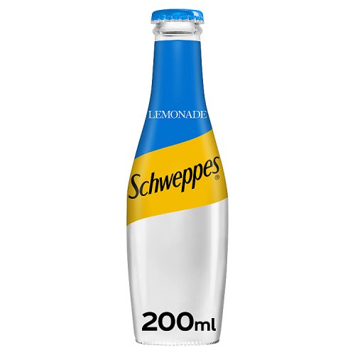 Schweppes Lemonade Glass 200ml pack shot