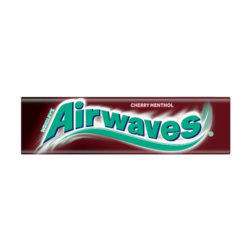 Airwaves Cherry Menthol Sugar Free Gum 14g pack shot