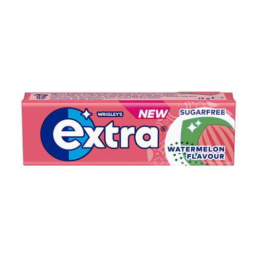 Extra Watermelon Sugar Free 10pc 14g pack shot