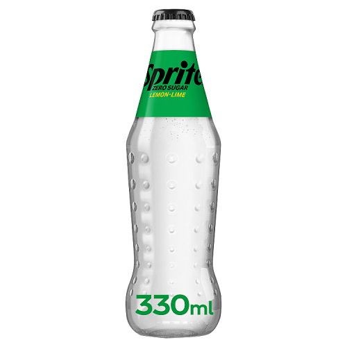 Sprite Zero Lemon Lime Glass 330ml pack shot