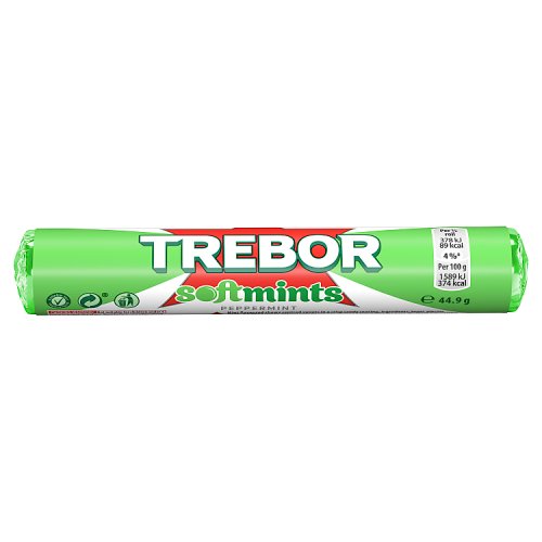 Trebor Softmints Peppermint Roll 44.9g (E) pack shot