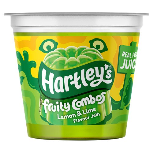 Hartleys Jelly Pot Lemon Lime 125g PM 65p pack shot