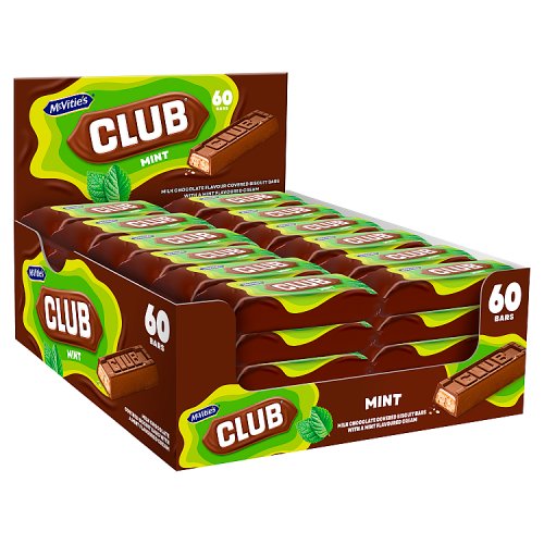 McVities Club Mint Display 23.5g pack shot
