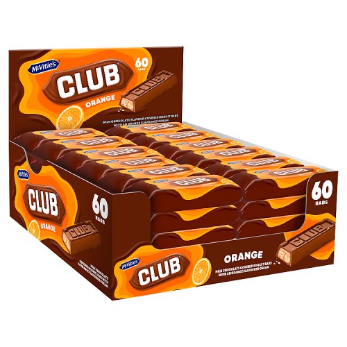 McVities Club Orange Display 23.5g pack shot