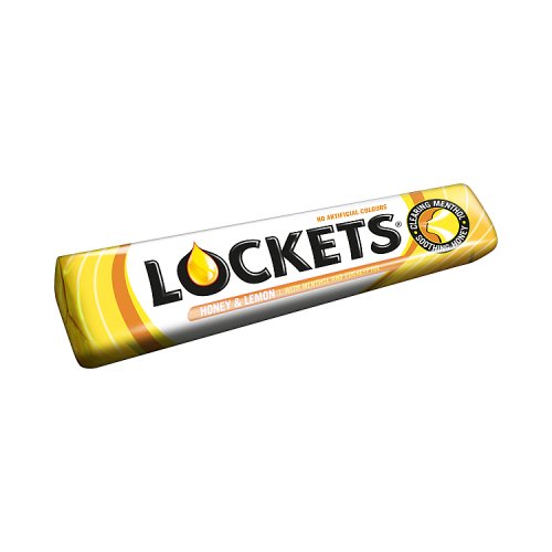 Lockets Honey & Lemon 43g pack shot