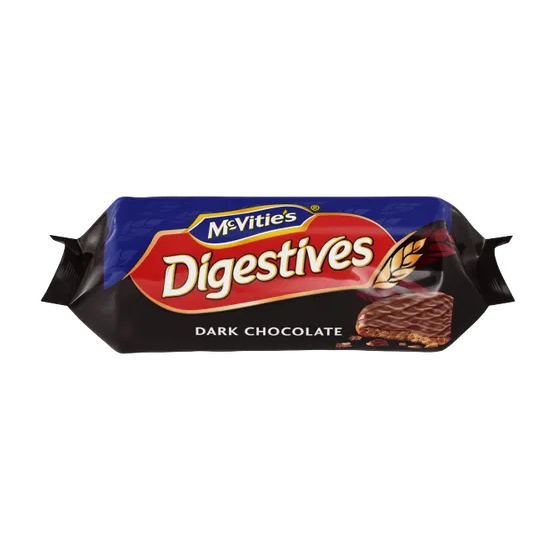 McVities Dark Chocolate Digestive Dark Biscuits 200g pack shot