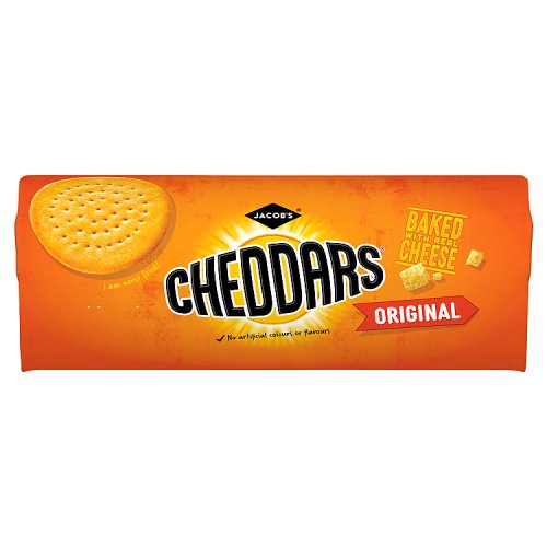 Jacobs Baked Cheddars Cheese Crackers 150g pack shot