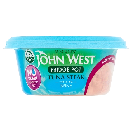 John West Fridge Pot Tuna Brine 110g pack shot