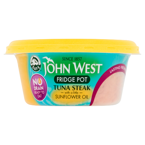 John West Fridge Pot Tuna Sunflower Oil 110g pack shot