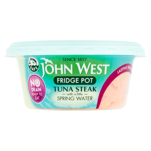 John West Fridge Pot Tuna Spring Water 110g pack shot