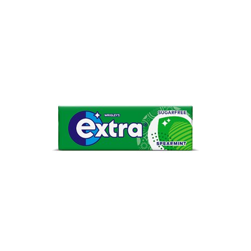 Extra Singles Spearmint Sugar Free 14g pack shot