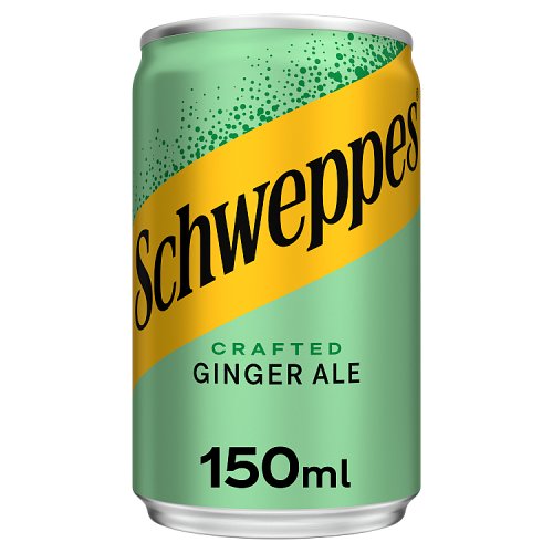 Schweppes Canada Dry Ginger Ale 150ml pack shot