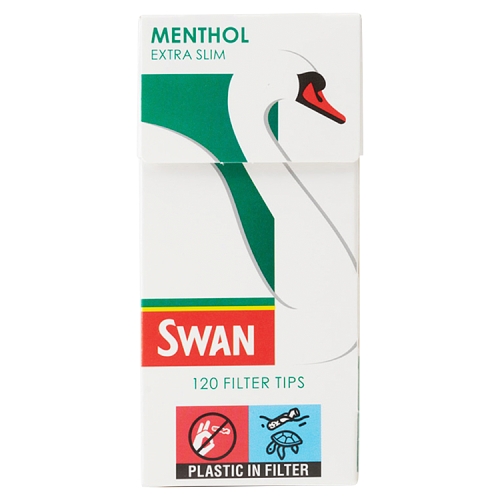 Swan Extra Slim Menthol Filters 120s pack shot