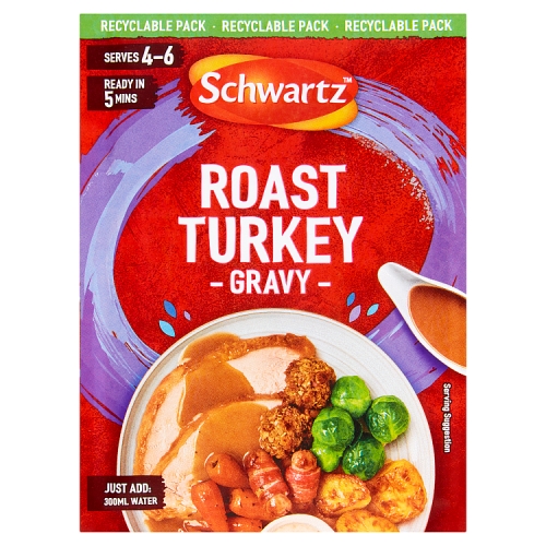 Schwartz Gravy Sach Turkey 25g pack shot