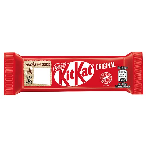 KitKat 2 Finger Milk Chocolate Std (72 x 20.7g) pack shot
