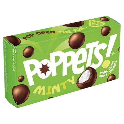 Poppets Mint Cream Carton Single 45g pack shot