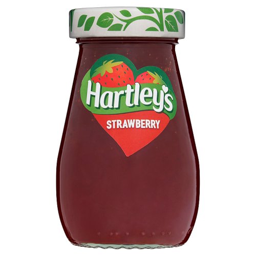 Hartleys Best Strawberry Jam 340g pack shot
