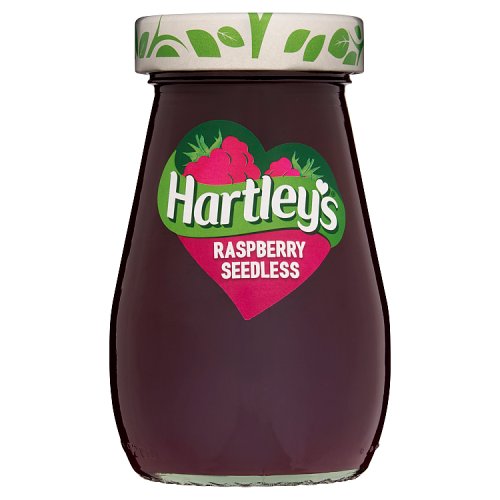 Hartleys Best Seedless Raspberry Jam 340g pack shot