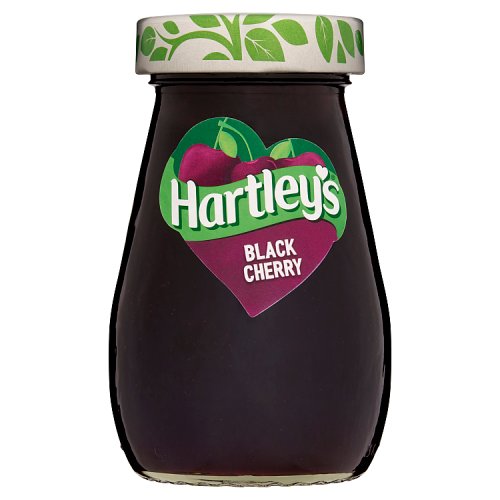 Hartleys Best Black Cherry Jam 340g pack shot