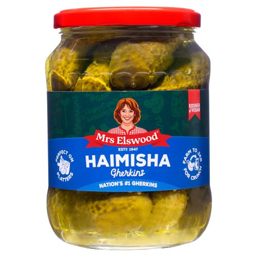 Mrs Elswood Haimisha Cucumbers 670g pack shot