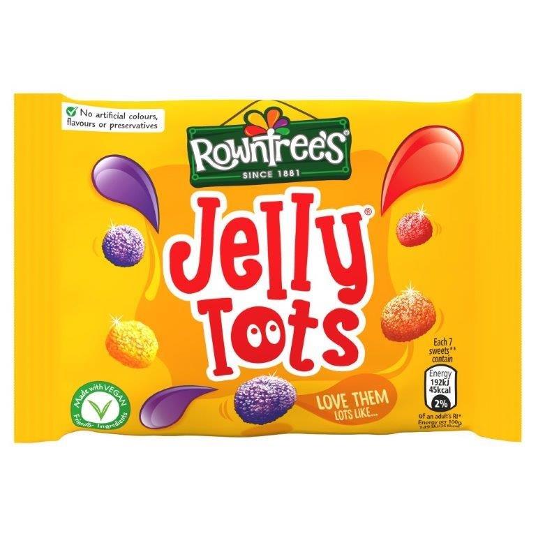 Rowntrees Jelly Tots Bag 42g pack shot