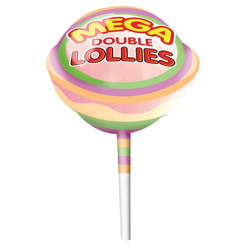 Swizzels Mega Double Lollies Twist Wrapped 32g pack shot