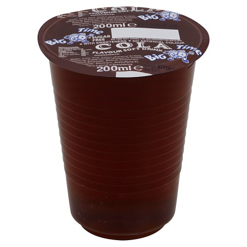 Big Time Cup Drinks Cola 200ml pack shot