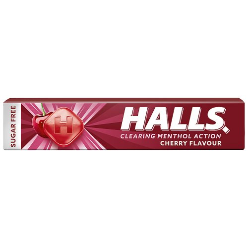 Halls Mentholyptus S/F Cherry 32g pack shot