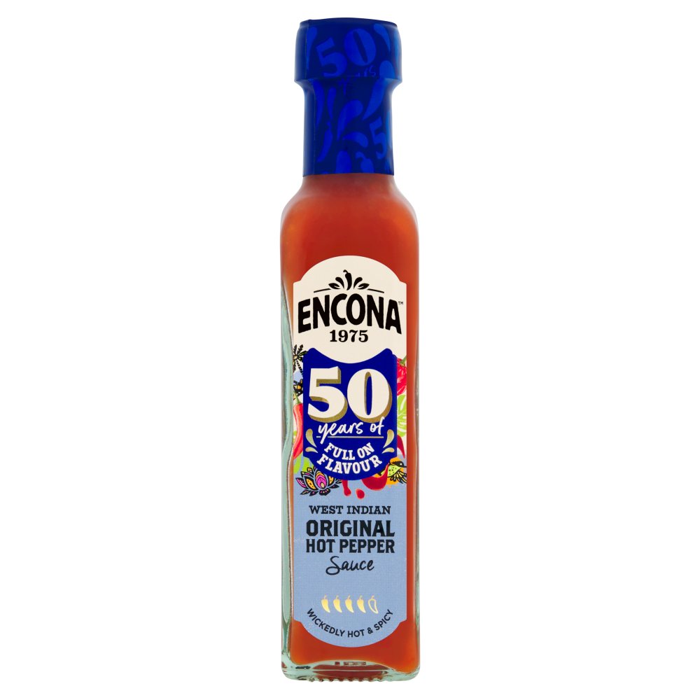 Encona Hot Pepper Sauce 142ml pack shot