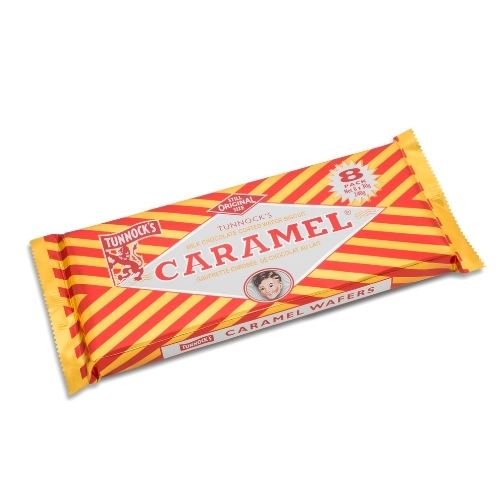 Tunnocks Caramel Wafers 30g pack shot