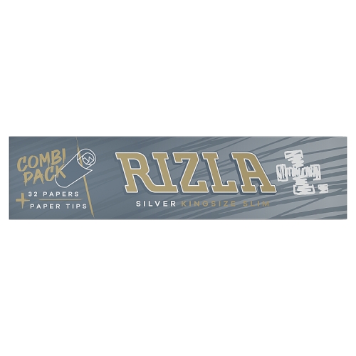 Rizla Ks Silver Slim Combi 1s pack shot
