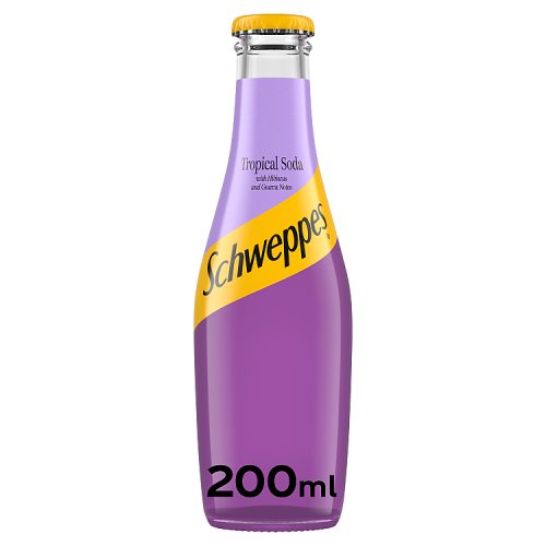 Schweppes Tropical Soda 200ml pack shot
