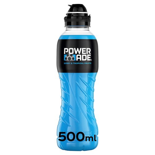 Powerade Tropical Berry Sports Cap 500ml pack shot
