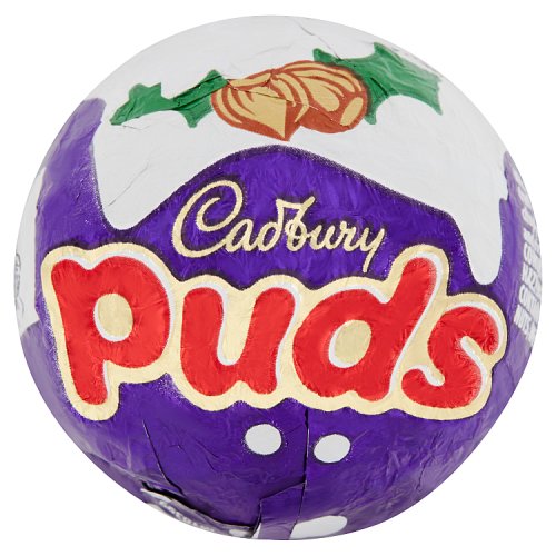 Cadbury Xmas Puds 35g pack shot