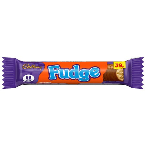 Cadbury Fudge PM 39p 22g pack shot