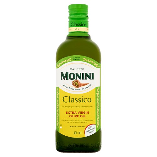 Monini Classico Extra Virgin Olive Oil 500ml pack shot