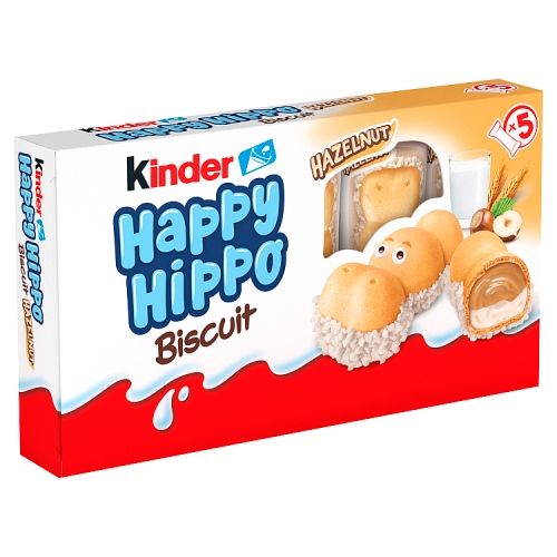 Kinder Happy Hippo Hazelnut 5pk (5 x 20.7g) pack shot