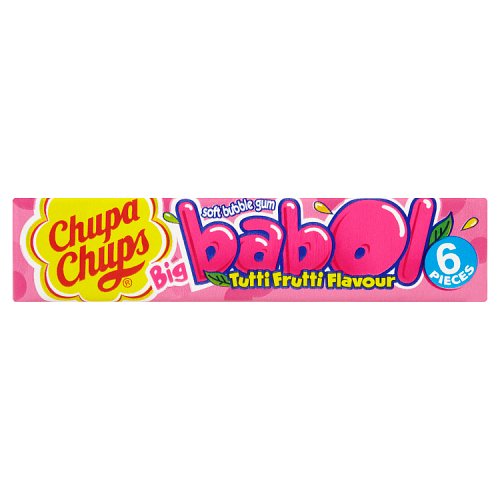 Chupa Chups Babol Gum Tutti Frutti 27.6g pack shot