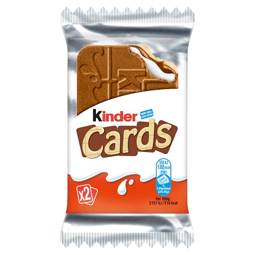Kinder Cards T2 26g pack shot