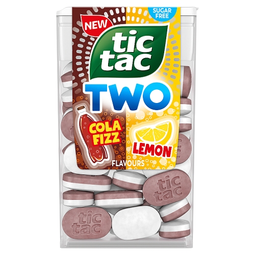 Tic Tac Two Cola Fizzy Lemon 38.5g pack shot