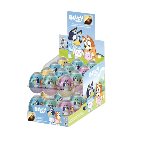 Bluey Milk Chocolate Surprise Egg 20g pack shot