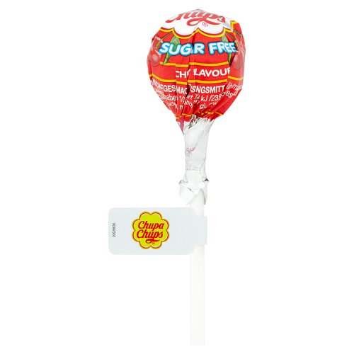 Chupa Chups Sugar Free Assorted Lollipops 12g pack shot