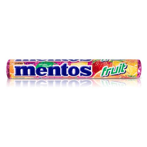 Mentos Rolls Fruit 38g pack shot
