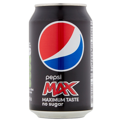 Pepsi Max Can 330ml pack shot